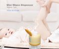 Portable Baby Hot Towels Warmer 18B Heating Wet Wipes Wet Towel Heater Mini Tissue Dispenser With Compression Towel