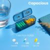 Weekly Medicine Organizer Pill Box Am Pm Pill Organizer 7 Day Pill Case 2 Times