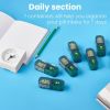 Weekly Medicine Organizer Pill Box Am Pm Pill Organizer 7 Day Pill Case 2 Times