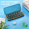 Weekly Medicine Organizer Pill Box Am Pm Pill Organizer 7 Day Pill Case 2 Times