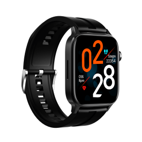 Medical Grade Healthcare Heart Rate ECG Sleep Sedentary Physiological Monitoring Smartwatch (Color: black)