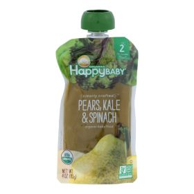 Happy Baby Happy Baby Clearly Crafted - Apples Kale And Avocados - Case Of 16 - 4 Oz. (Default: Default)